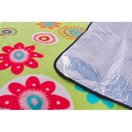 Sportago Flowers pikniková deka 180x180 cm