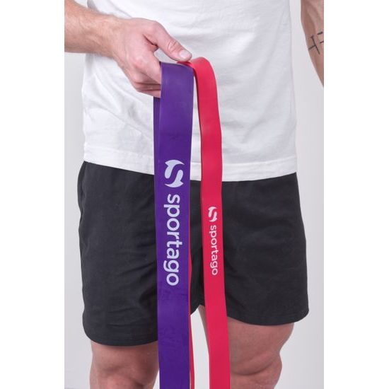 Odporová guma Sportago Pase 16-39 kg, červená