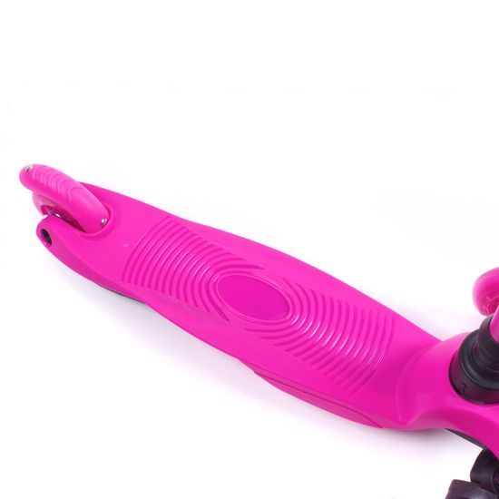 Trojkolka Scudoo Kido Pro so svietiacimi kolieskami - ružová