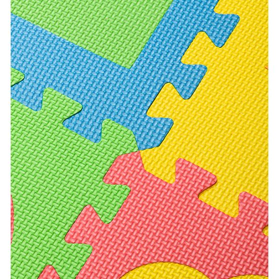 Puzzle podložka Sportago Easy-Lock 30x30x1 cm, 9 ks, obrazce