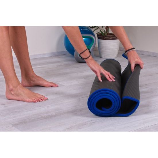 Podložka na cvičenie Sportago Tender 180x80x1 cm, čierná