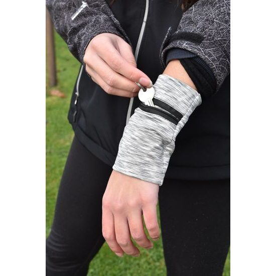 Sportago Armband na běh - šedá