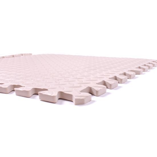 Puzzle podložka Sportago Easy-Lock 60x60x1,2 cm, 4 ks, béžová