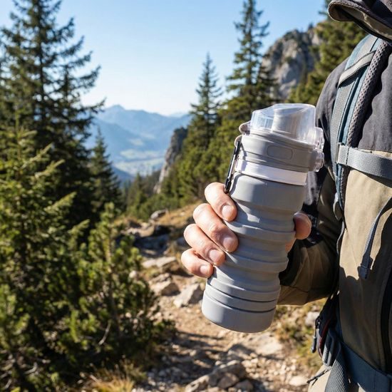 Skladacia silikónová fľaša Sportago Hartford