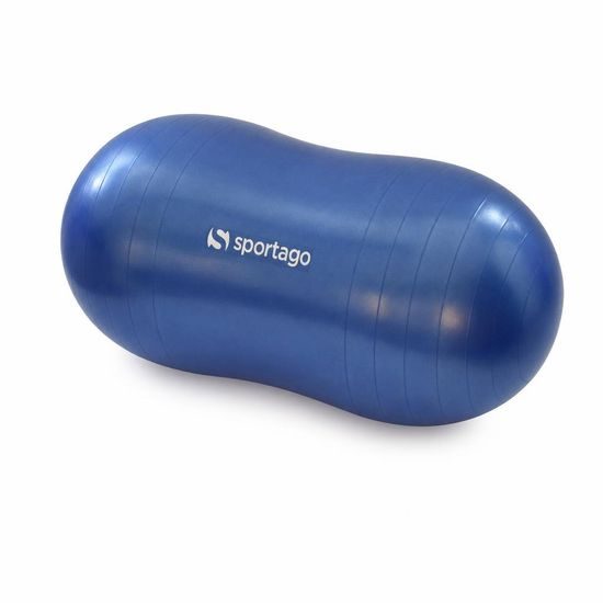 Modrá masážna kapsula Sportago Capsule Ball 1200g – pohľad z nadhľadu