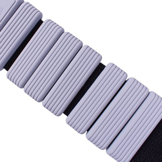 Sportago Fity Groove silikónové závažie na členky 2x0,5 kg, sivé