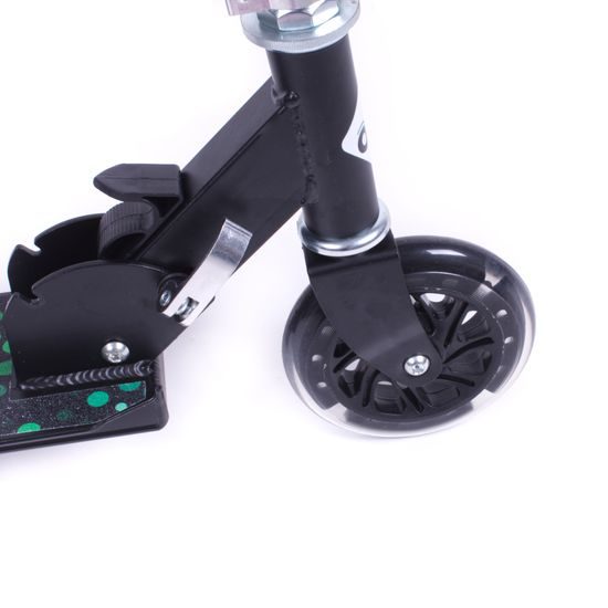 Koloběžka Scudoo Teeno Pro se svítícími kolečky - černá