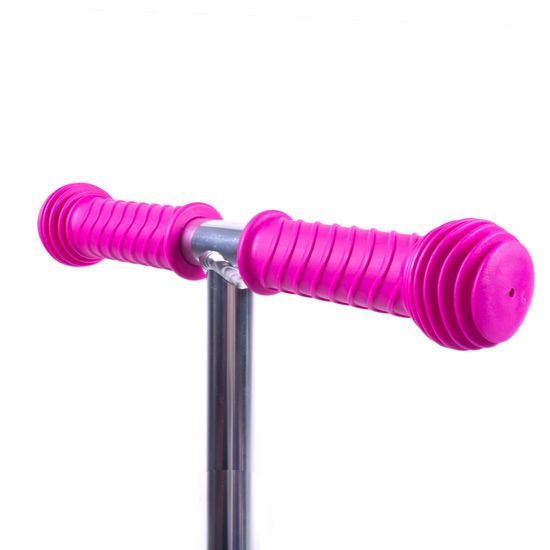 Trojkolka Scudoo Kido Pro so svietiacimi kolieskami - ružová