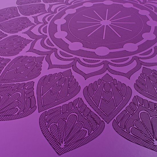 Gumová jóga podložka Sportago Indira 183x66 cm - fialová