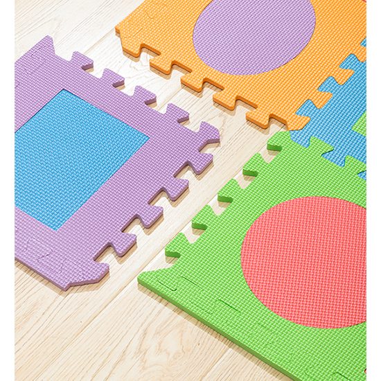 Puzzle podložka Sportago Easy-Lock 30x30x1 cm, 9 ks, obrazce