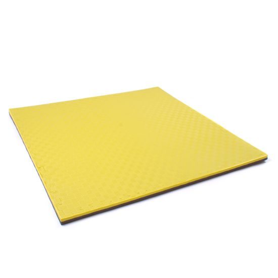 Sportago Tatami Taekwondo podložka 100x100cm čierno-žltá