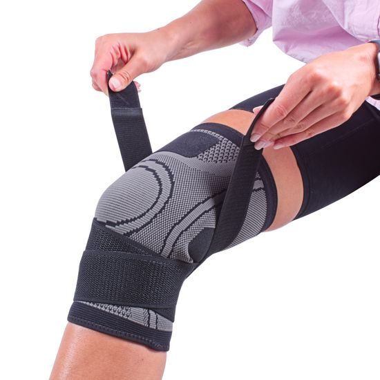 Sportago Sportovní bandáž na koleno se zpevňujícím páskem