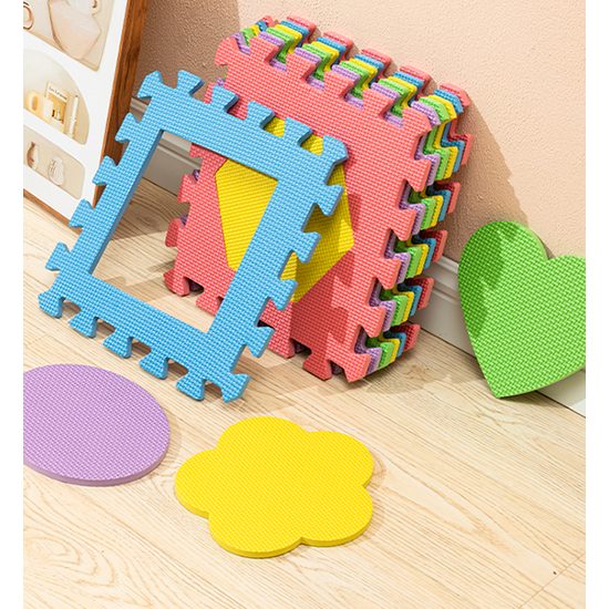 Puzzle podložka Sportago Easy-Lock 30x30x1 cm, 9 ks, obrazce