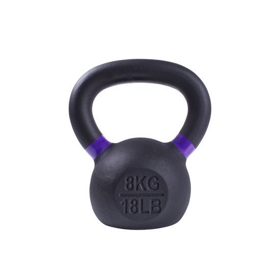 Sada powdercoated kettlebellu Sportago Ironside