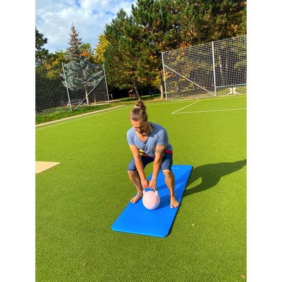 Podložka na cvičení Sportago Pro, modrá