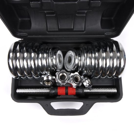 Sportago Premium set jednoručných nakladacích činiek 2x15 kg