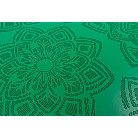 Gumová joga podložka Sportago Šánti 183x66x0,3cm - zelená