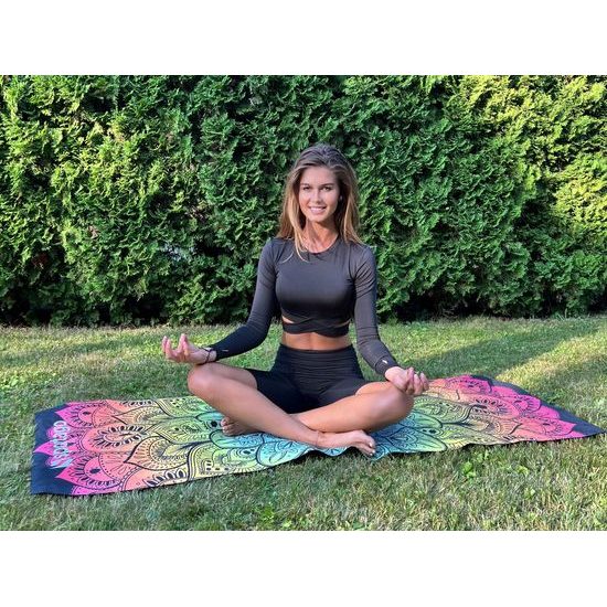 Dizajnová podložka na jogu Sportago Asira 183x68x0,15 cm