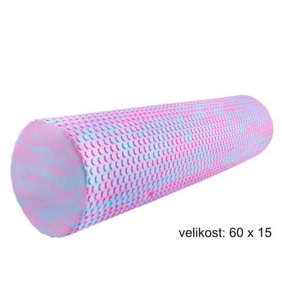 Yoga válec Sportago Seymour, modro-růžový