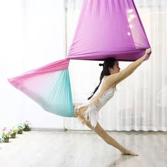 Sportago Aerial Yoga Hammock viacfarebný 2,7m