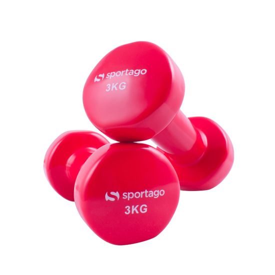 Sportago Kirby jednoručné činky, sada 1 až 5 kg