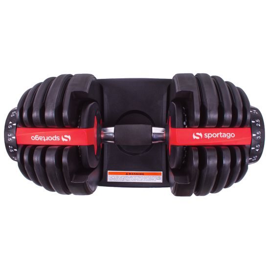 Sada 2ks nastaviteľných jednoručných činiek 2,5-24kg