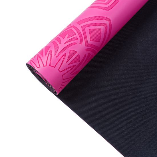 Gumová joga podložka Sportago Šánti 183x66x0,3cm - růžová