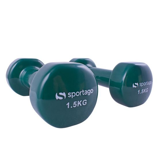 Vinylová činka Sportago Kirby, 2x1,5 kg