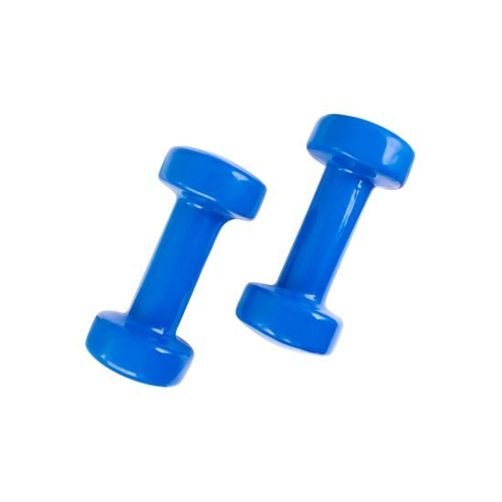 Vinylové činky Sportago Kirby, 2x3kg, modré