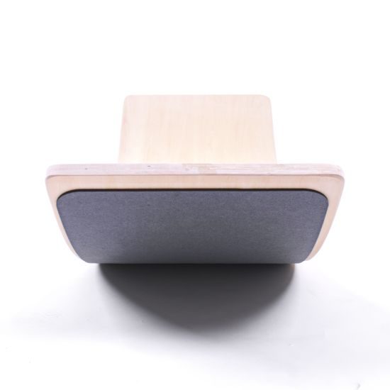 Sportago balanční dřevěná deska Courve, šedá