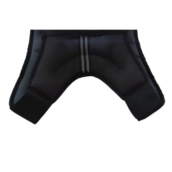 Detail spodní zadní části zátěžové vesty Sportago Brisk - šedá barva