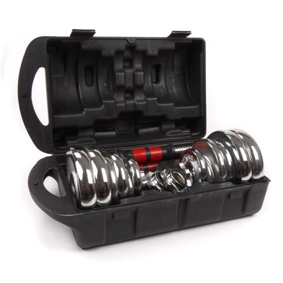 Sportago Premium set jednoručných nakládacích činiek 2x10 kg