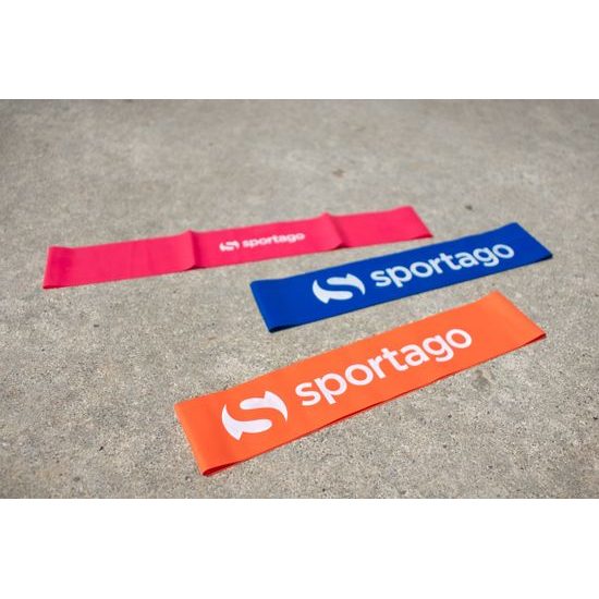 Gumový pás Sportago Stretch Medium Light, oranžový