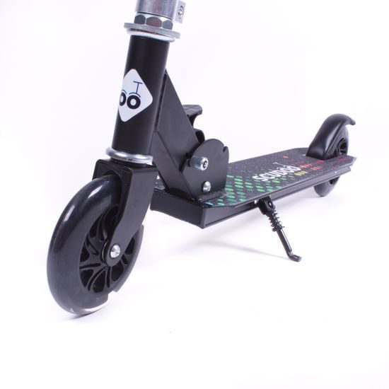 Koloběžka Scudoo Teeno Pro se svítícími kolečky - černá