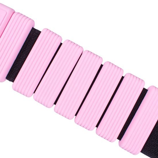 Sportago Fity Groove silikonové závaží na kotníky 2x0,5 kg, růžové