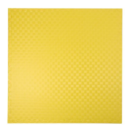 Sportago Tatami Taekwondo podložka 100x100cm čierno-žltá