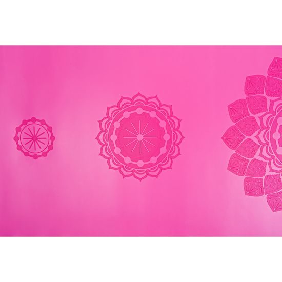 Gumová jóga podložka Sportago Indira 183x66 cm - růžová