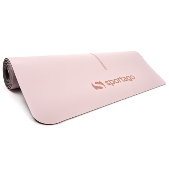 Gumová jogová podložka Sportago Amita 185x68x0,45 cm