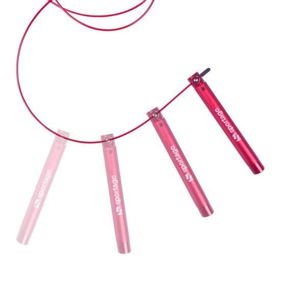 Švihadlo Sportago Easy Jump - červené