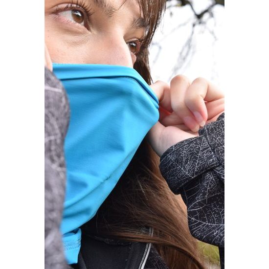 Sportago multifunkční nákrčník na běh a kolo - modrá