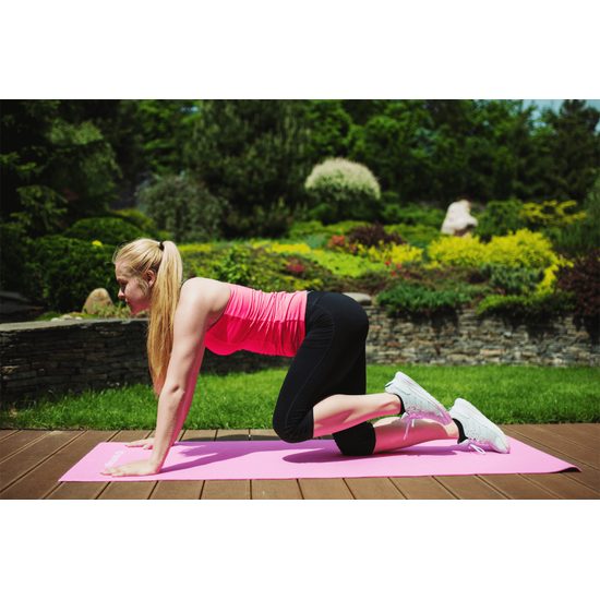 Podložka na cvičenie Sportago Yoga Feel, růžová
