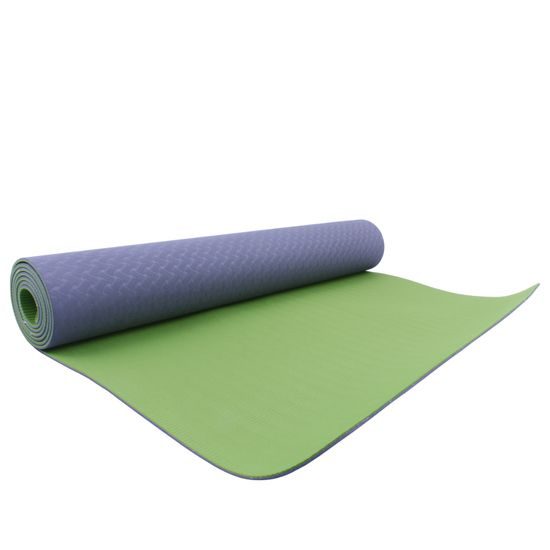 Podložka na cvičenie Sportago TPE Yoga dvojvrstvová 173x61x0,4 cm, sivá