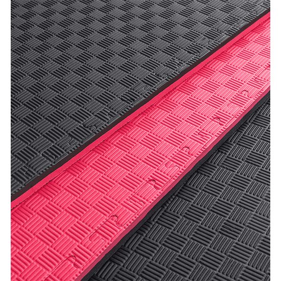 Sportago Tatami Taekwondo podložka 100x100cm čierno-červená
