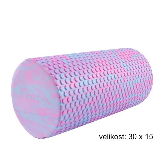 Yoga válec Sportago Seymour, modro-růžový