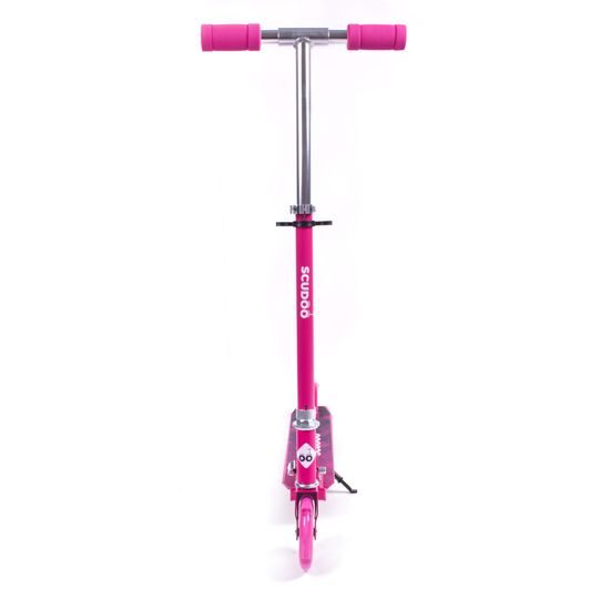 Koloběžka Scudoo Teeno Pro se svítícími kolečky - růžová