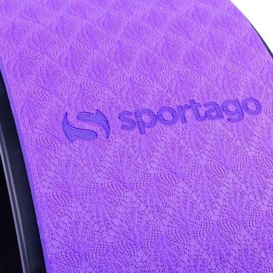 Yoga Wheel Sportago Jiwa, čierno-fialová