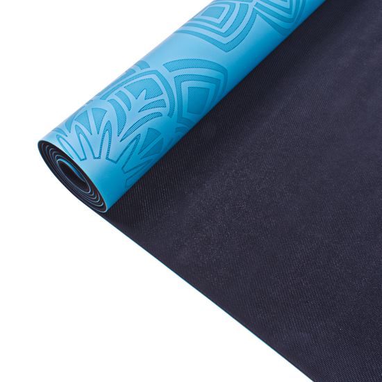 Gumová jóga podložka Sportago Šánti 183x66 cm - světle modrá