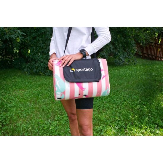 Sportago Flamingos pikniková deka 180x200 cm