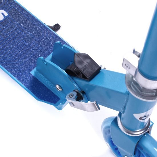 Koloběžka Scudoo Teeno Pro se svítícími kolečky - modrá