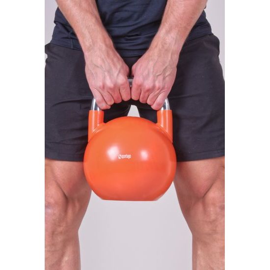 Sportago Competition Kettlebell 28 kg, oranžový